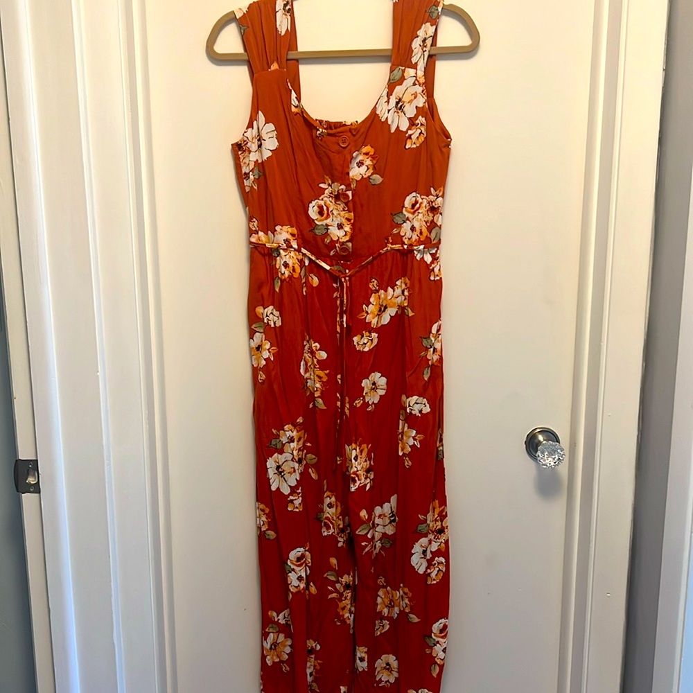 Floral jumpsuit